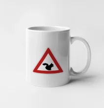 Dopravná značka - Pozor veverička