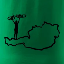 Cyklistka - Mapa Rakúska