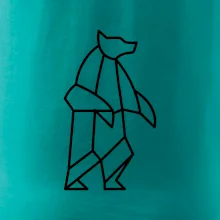 Geometria ľadový medveď stojaci