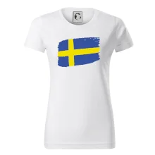 Švédsko vlajka štetkou