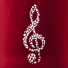 Husľový kľúč z nôt Husľový kľúč z nôt