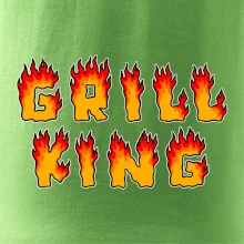 Grill King ohnivý nápis