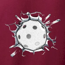 Florbal lopta v triku Florbal lopta v triku