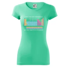 I wear this shirt periodically but only when I'm in my element I wear this shirt periodically but only when I'm in my element