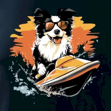 Border Kólia na vodnom skútri