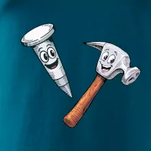 Parové tričko - Kladivo a klinec