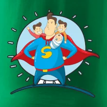 Táta superman - kluk, kluk a dítě