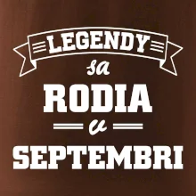 Legendy sa rodia v septembri