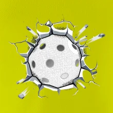 Florbal lopta v triku