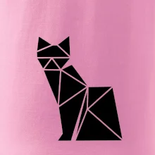 Origami mačka z boku