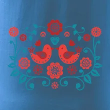 folklór - dva červené vtáčiky