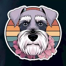 Bradáč - sučka a kvety