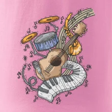 Hudobné nástroje v notách