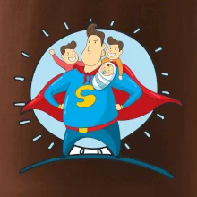 Táta superman - kluk, kluk a dítě