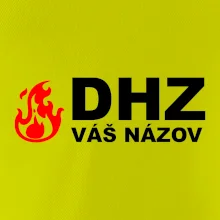 DHZ (oheň, názov sboru - vlastný nápis)