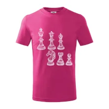 Šachové figúrky kreslené