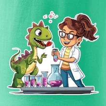 Chemik a dinosaurus - dievča
