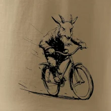 Drsný cap na bicykli