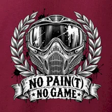 No Paint, No Game – motív s maskou