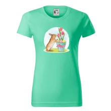 Veľkonočný zajačik tulipány