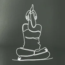 Jóga v sede jedným ťahom