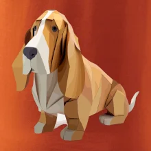 Baset zlepený z papiera