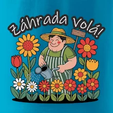 Záhrada volá - záhradník a slnečnice