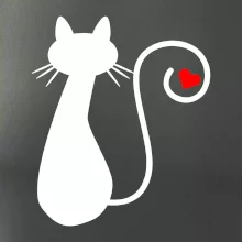 Zamilovaná mačka chvostík Zamilovaná mačka chvostík