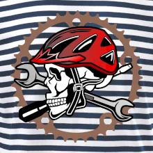 Lebka biker opravár