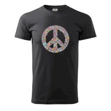 Peace symbol lístočky