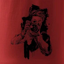 Fotograf kreslený ceruzkou