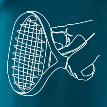 Tenisová raketa jedným ťahom Tenisová raketa jedným ťahom