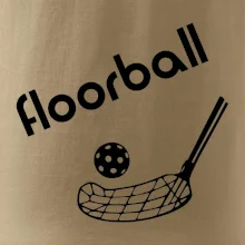 Floorball nápis šikmo
