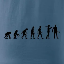 Evolúcia drevorubač - sekera Evolúcia drevorubač - sekera