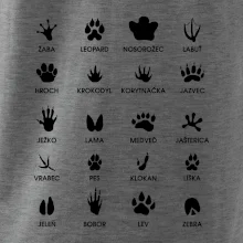 Zvieracie stopy - názvy