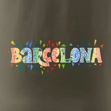 Barcelona Farebný nápis