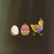 Evolúcia vajíčka - veľká noc - sliepka