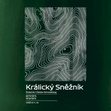 Králický Sněžník - vrstevnice v obdĺžniku