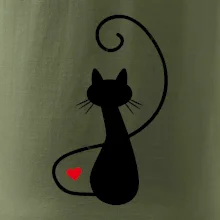 Zamilovaná mačka spredu