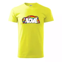 Love s dúhou v pozadí