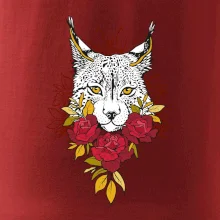 Rys s červenými ružami (Pecka design)