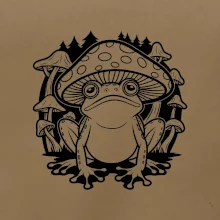 Goblincore čierna hubožaba Goblincore čierna hubožaba