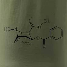 Molekulárna štruktúra Cocaine Kokaín