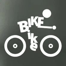 Bike nápis postava Bike nápis postava