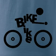 Bike nápis postava Bike nápis postava