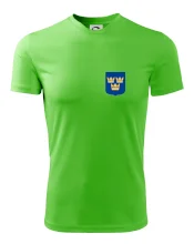 Švédsky znak tri korunky na prsník