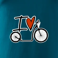 I love kolobežka veľké a malé koleso I love kolobežka veľké a malé koleso