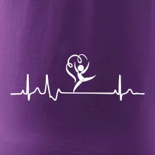 EKG moderná gymnastika stuha