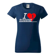 I love running dievča