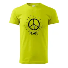 Peace symbol čiernobiely